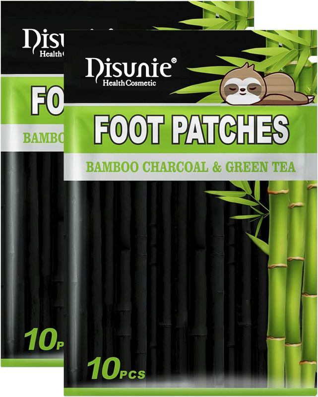 Photo 1 of 4-1 Foot Patches, 20Pcs Natural Bamboo Charcoal Foot Pads, Foot Pads