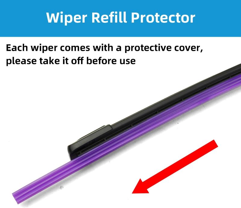 Photo 1 of Windshield Wipers, 22'' + 22'' Wiper Blades(Set of 2)