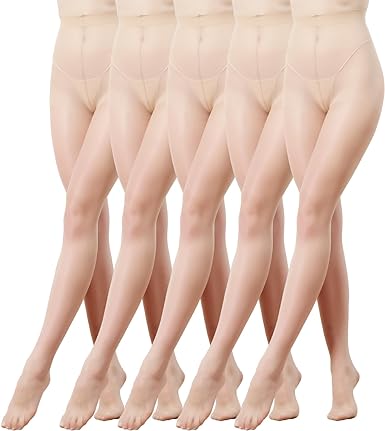 Photo 1 of DECLARELOVE 20D Sheer Tights for Women High Waist Stockings (ONE SIZE)
