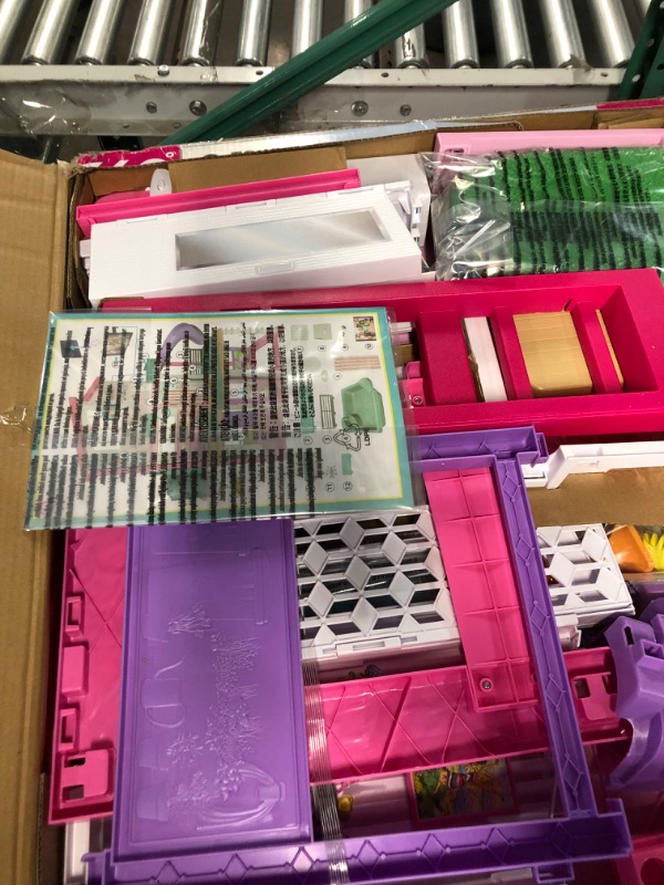 Photo 2 of Barbie Dreamhouse, Doll House Playset with 70+ Accessories Including Transforming Furniture, Elevator, Slide, Lights & Sounds Wheelchair Accessible Elevator