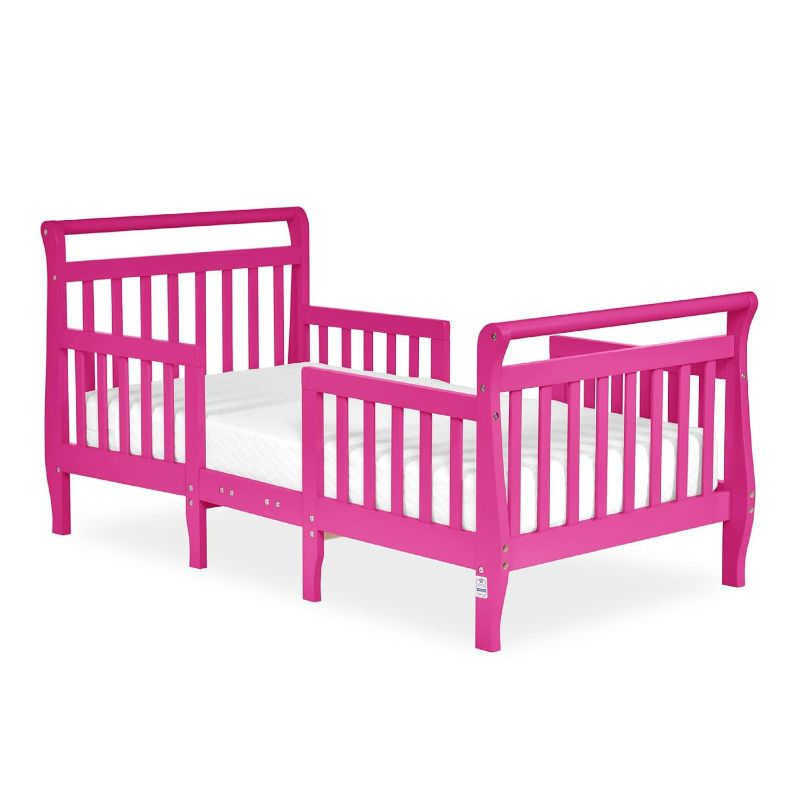 Photo 1 of (READ NOTES) Dream On Me Violet 4 in 1 Convertible Mini Crib with Dream On Me 3 Portable Crib Mattress, RED