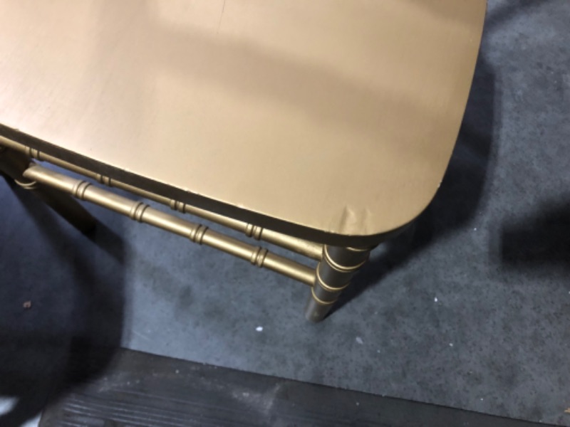 Photo 3 of ***DAMAGED - SCRATCHED - CHIPPED - SEE PICTURES***
Flash Furniture 2-Pack HERCULES Series Wood Chiavari Chair, Gold