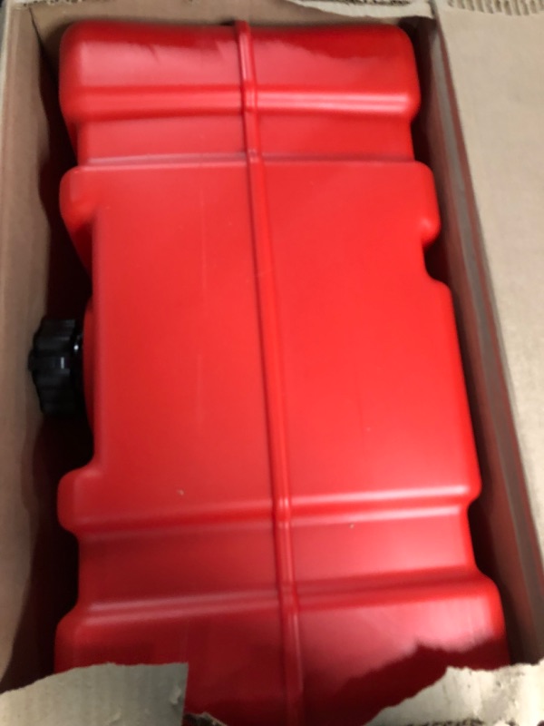 Photo 2 of Scepter 08668 Rectangular 12 Gallon Marine Fuel Tank For Outboard Engine Boats, 23" x 14" x 14", Red Red 12 Gallon 23" X 14" X 14"