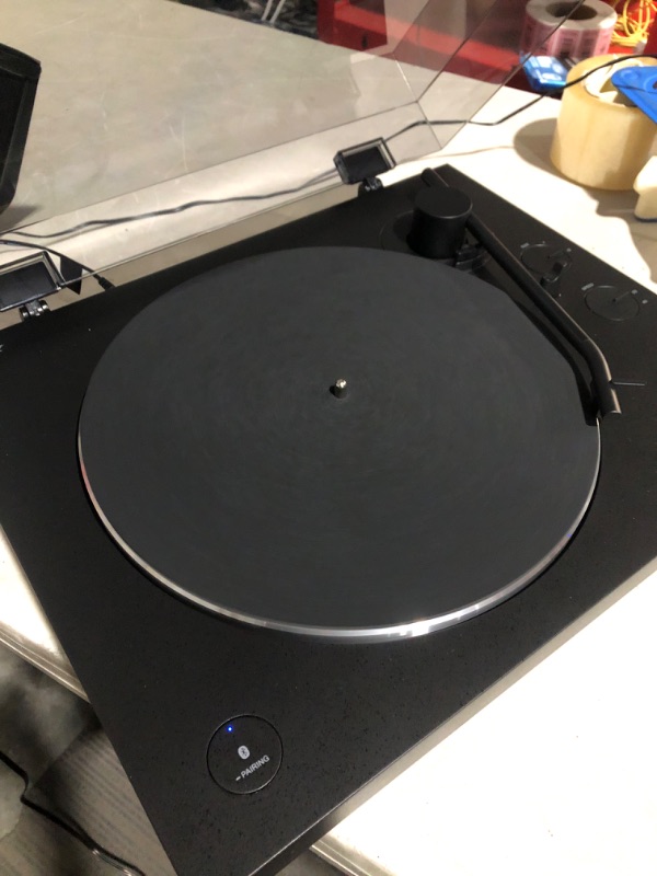 Photo 3 of * important * see clerk notes * 
Sony PS-LX310BT Belt Drive Turntable: Fully Automatic Wireless Vinyl Record Player with Bluetooth and USB Output Black