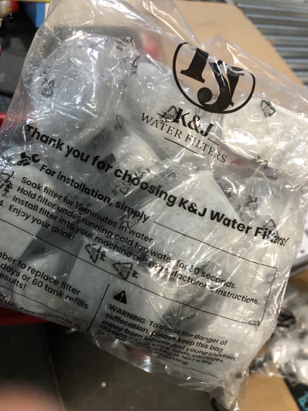 Photo 1 of 12 Pack Keurig Filter Replacement by K&J - Compatible with Keurig Coffee Machine (2.0 and older) 12 Count (Pack of 1)