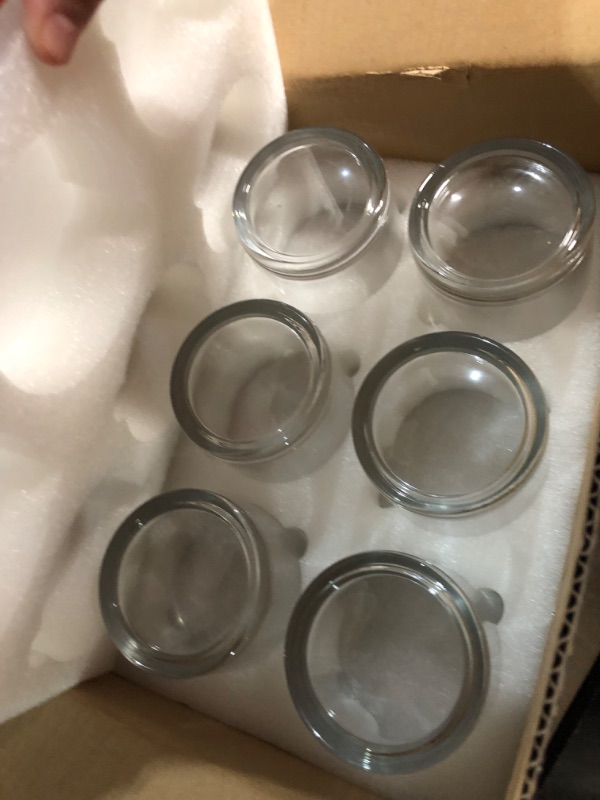 Photo 1 of Clear Glass Cylinder Vase Bulk,Glass Flower Vase Centerpieces?Hurricane Floating Candle Holder Vase for Home Decoration,Wedding Centerpieces,Party Event,4 inch ×4 inch,6 Pack