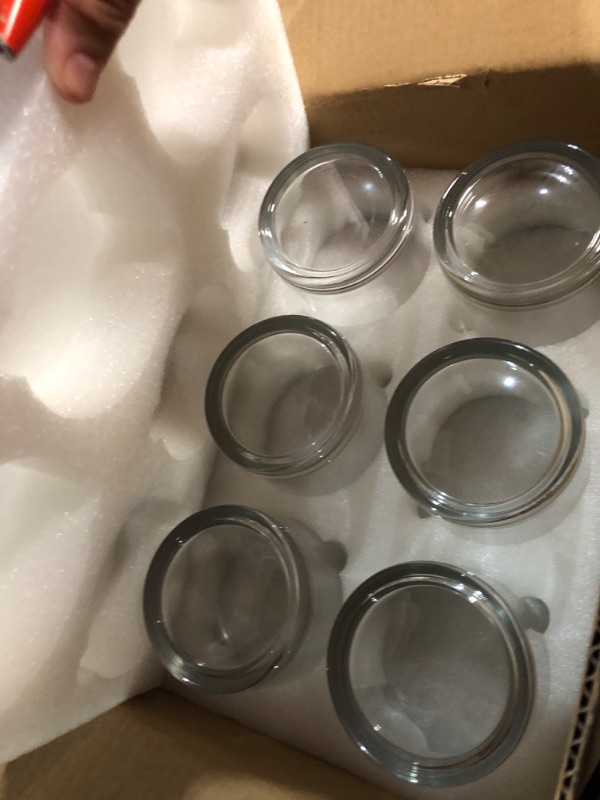 Photo 1 of Clear Glass Cylinder Vase Bulk,Glass Flower Vase Centerpieces?Hurricane Floating Candle Holder Vase for Home Decoration,Wedding Centerpieces,Party Event,4 inch ×4 inch,6 Pack