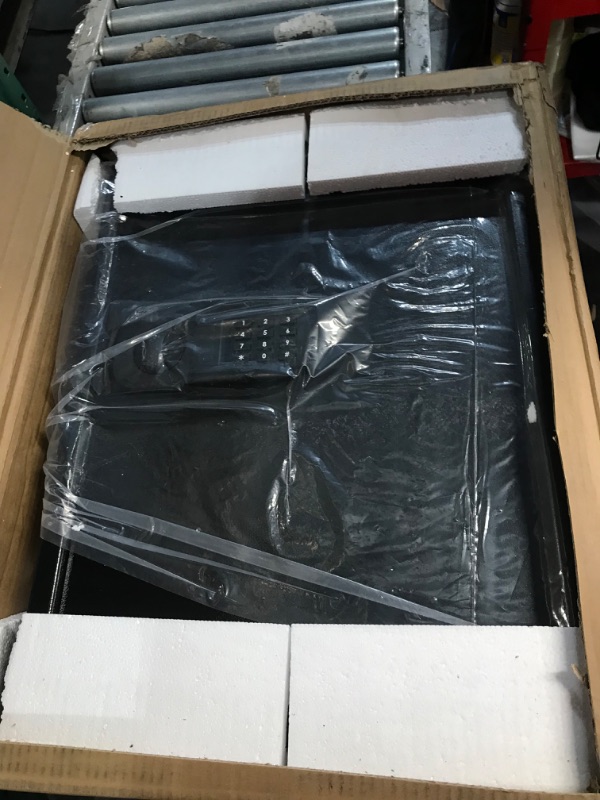 Photo 1 of 200 Fireproof Keys Cabinet Lock Box, Adjustable Key Organizer Wall Mounted with Combination Lock and Key Tags, Anti-Thef Key Organizer Wall Safe for Car/House/Office/Rental Key Manage Black 200 Keys