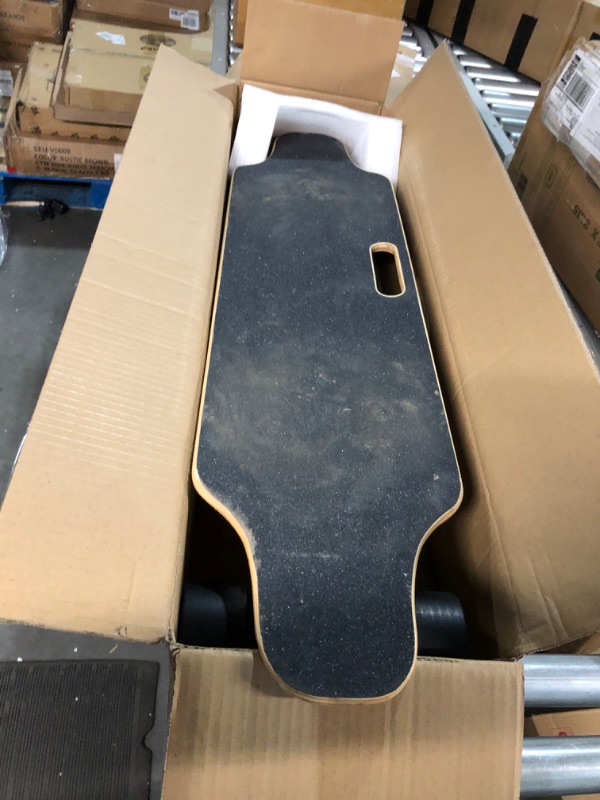 Photo 2 of **PARTS ONLY NO REFUNDS**Electric Skateboard for Adults with Wireless Remote Skateboard Electric Longboard for Youths Black