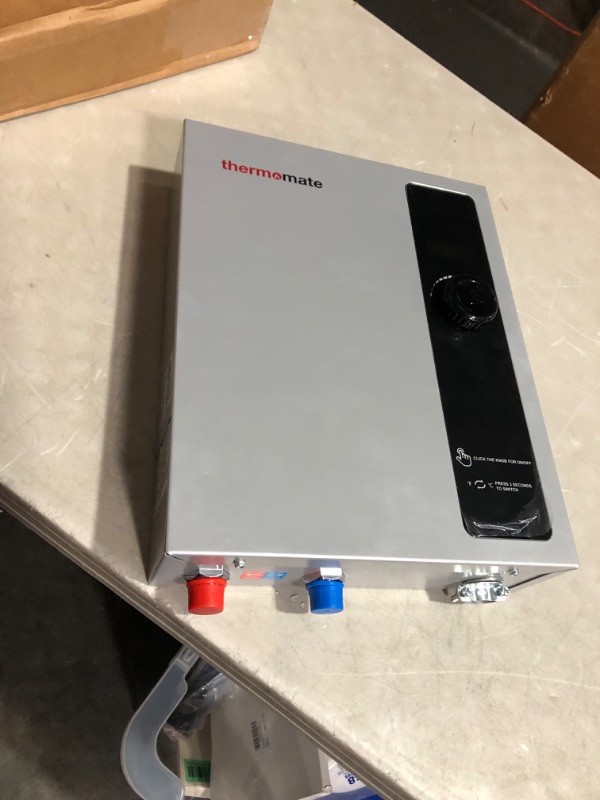 Photo 4 of ***USED - UNABLE TO TEST***
thermomate Electric Tankless Water Heater, 11kW at 240 Volt, On Demand Instant Hot Water Heater, Self Modulating Energy Saving, Save Space, 2.15GPM at 35°F Rise 240V/11kW