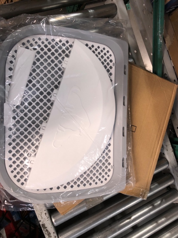 Photo 1 of 
Ziliny 2 Pcs Dog Potty Indoor Dog Training Toilet Potty Tray Pet Training Tray with Wall Column