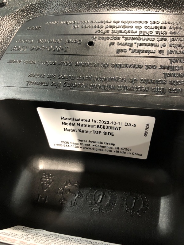 Photo 2 of ***MANUFACTURED: 10-11-2023**  Cosco Topside Backless Booster Car Seat, Lightweight 40-100 lbs, Rainbow