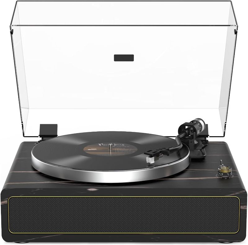 Photo 1 of 
Turntable Record Player with Built-in Speakers, Vinyl Record Player Support Bluetooth