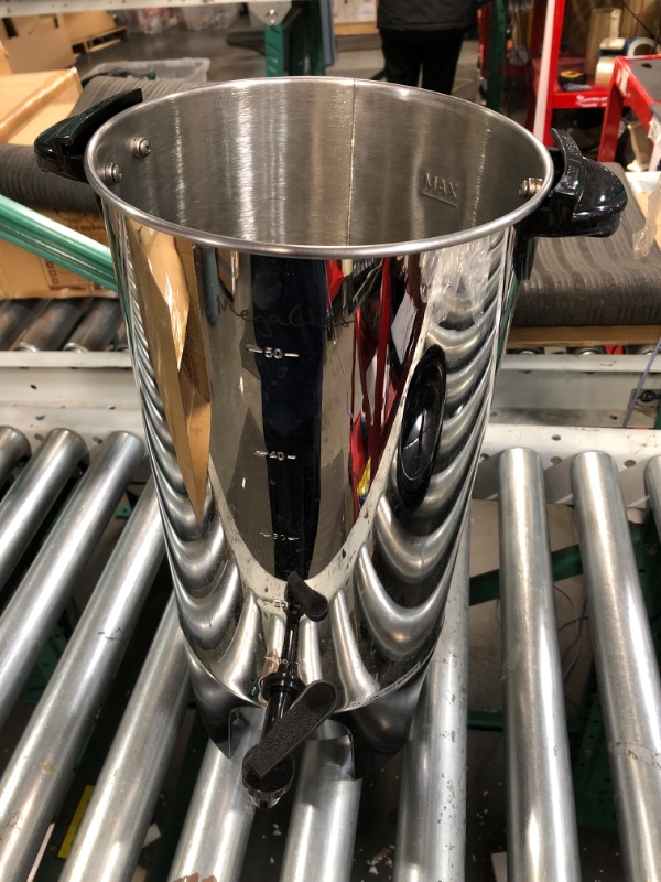 Photo 2 of **MISSING PIECES**
Megachef Stainless Steel Coffee Urn (50 Cup) Large 50 Cup