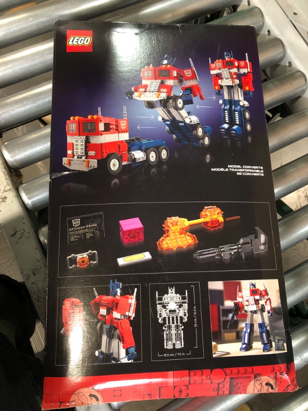 Photo 3 of LEGO Icons Optimus Prime 10302 Transformers Figure Set (Unopened)