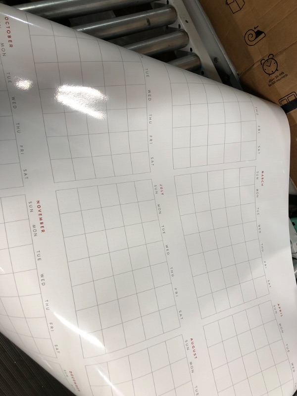 Photo 3 of Large Dry Erase Wall Calendar - 38" x 60" 2023 Reusable Yearly Calendar 