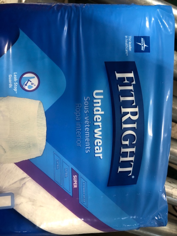 Photo 4 of FitRight Super Adult Incontinence Underwear Large, 40"-56"