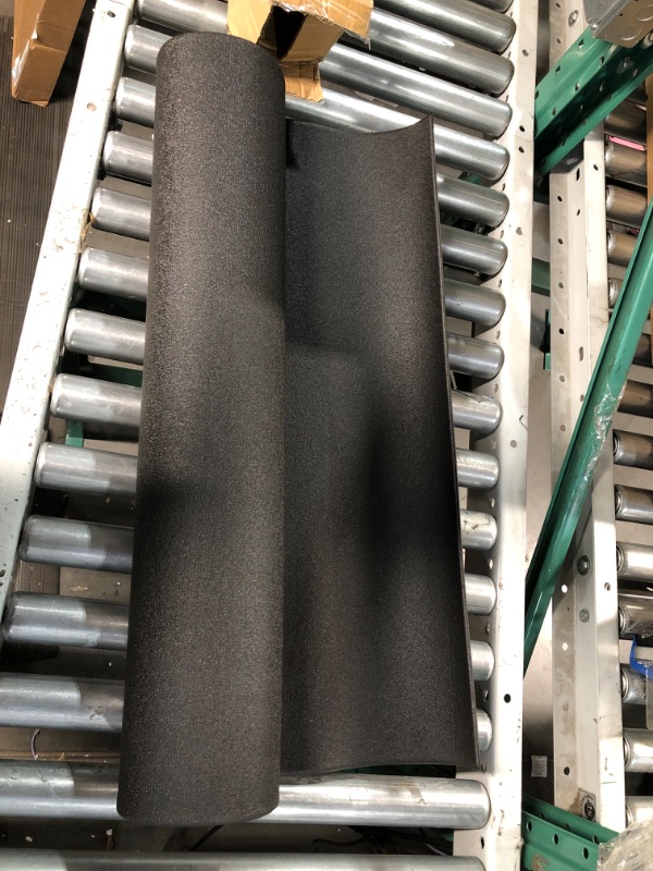 Photo 2 of BalanceFrom Heavy Duty Thick Real Rubber Mat Exercise Equipment Floor Mat 2.5-Feet x 5-Feet, PVC