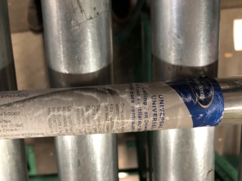 Photo 1 of ***USED - SCRATCHED AND DIRTY - NO PACKAGING***
Harbor Breeze 72-in Brushed Nickel Steel Indoor Universal Ceiling Fan Downrod