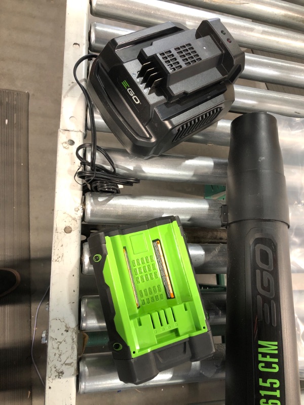 Photo 3 of (READ FULL POST) EGO Power+ LB6151 615 CFM Variable-Speed 56-Volt Lithium-ion Cordless Leaf Blower with 2.5Ah Battery and Charger, black 615 CFM Blower Kit w/ 2.5 Ah Battery