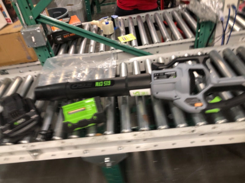 Photo 2 of (READ FULL POST) EGO Power+ LB6151 615 CFM Variable-Speed 56-Volt Lithium-ion Cordless Leaf Blower with 2.5Ah Battery and Charger, black 615 CFM Blower Kit w/ 2.5 Ah Battery