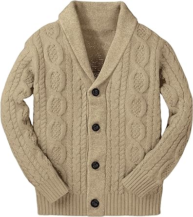 Photo 1 of Narex Toddler Kids Boys Shawl Collar Cardigan Sweater