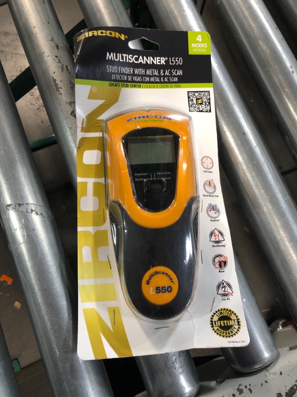 Photo 2 of Zircon | Multiscanner L550 Stud Finder - Yellow and Black | Rona