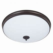 Photo 1 of Good Earth Lighting Legacy 1-Light 19-in Satin Nickel LED Flush Mount Light ENERGY STAR