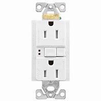 Photo 1 of Eaton 15-Amp 125-volt GFCI Residential Decorator Outlet, Light Almond