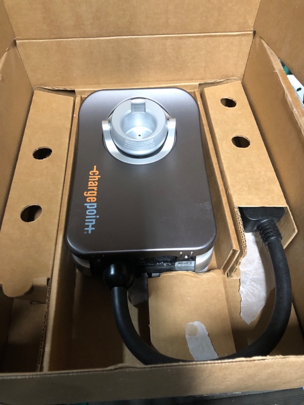 Photo 2 of ChargePoint Home Flex Electric Vehicle (EV) Charger upto 50 Amp, 240V, Level 2 WiFi Enabled EVSE, UL Listed, Energy Star, NEMA 6-50 Plug or Hardwired, Indoor/Outdoor, 23-Foot Cable