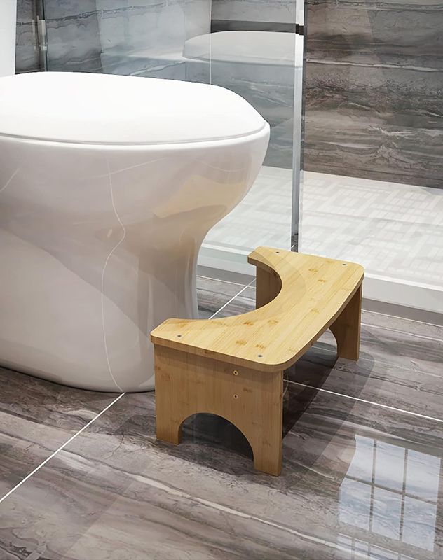 Photo 1 of Bamboo Toilet Stool 