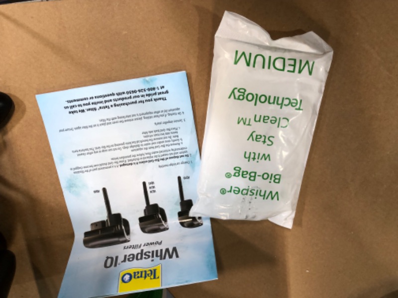 Photo 1 of **parts only**
Tetra Whisper IQ Power Filter 10 Gallons, 105 GPH, with Stay Clean Technology 10-Gallon