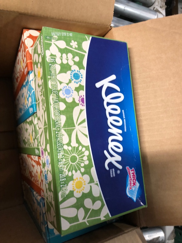 Photo 2 of Kleenex Ultra Soft Tissues, 3-Ply, Pack of 6 Each 85 Count 85 Count (Pack of 6)