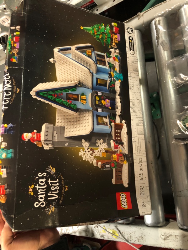 Photo 4 of **Damaged Box*Bags unopened** 
LEGO Icons Santa’s Visit 10293 Christmas House Model Building Set