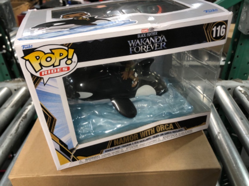 Photo 4 of Funko Pop! Ride Super Deluxe: Black Panther - Wakanda Forever, Namor with Orca