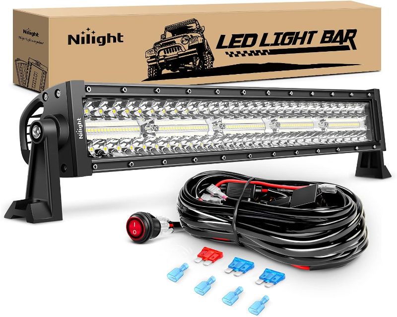 Photo 1 of Nilight LED Light Bar 22Inch 480W Spot Flood Combo