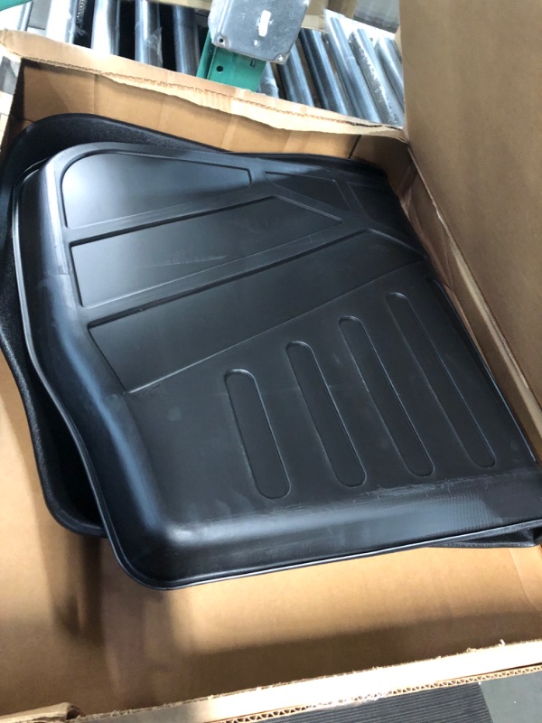 Photo 4 of MAXLINER All Weather Cargo Liner Floor Mat Behind 3rd Row Black for 2017-2021 Chrysler Pacifica