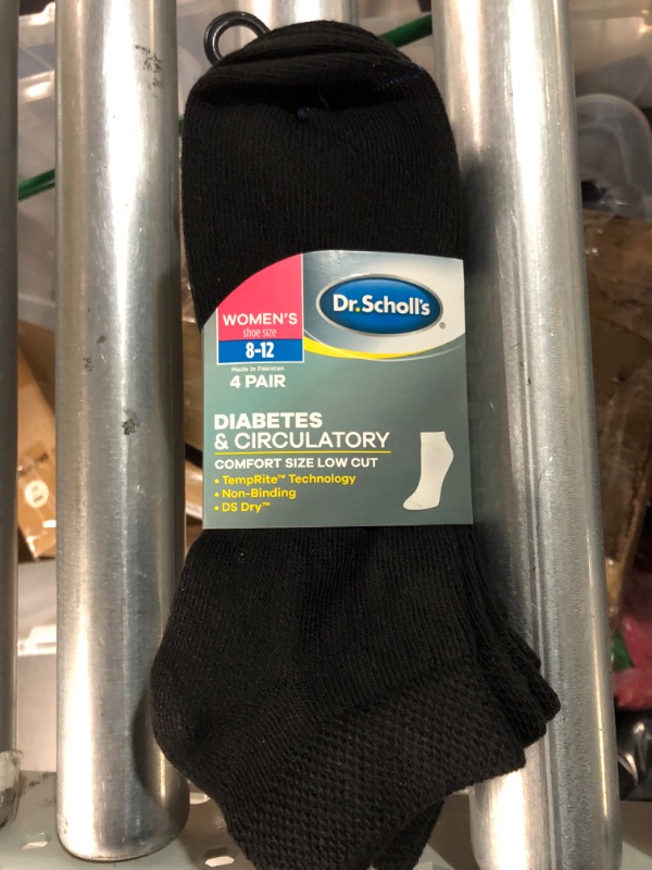 Photo 2 of Dr. Scholl's Women's Plus Size Low Cut Diabetes & Circulatory Socks (Pack of 4)