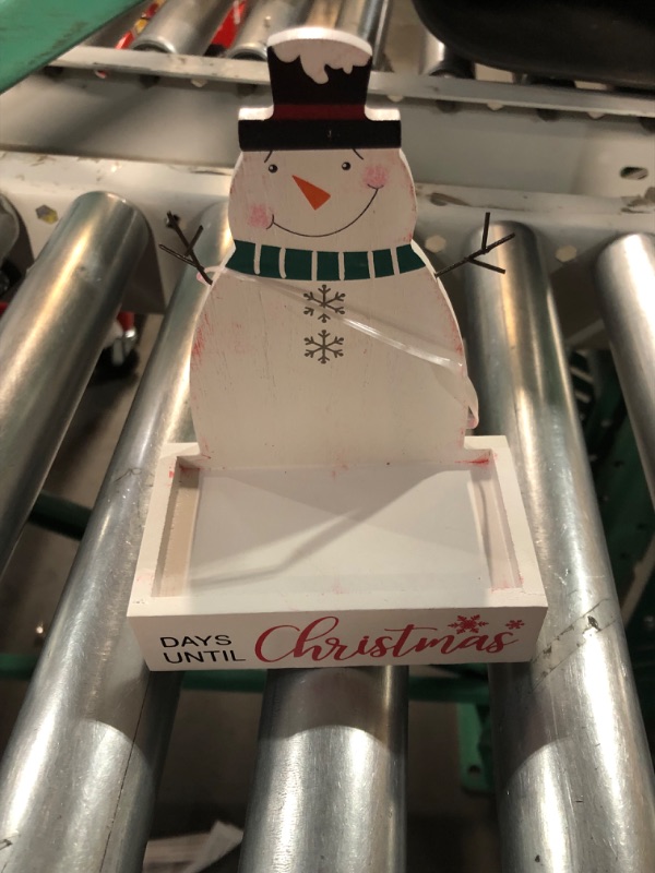 Photo 3 of Eternhome Christmas Countdown Farmhouse Snowman 99 Days Advent Calendar