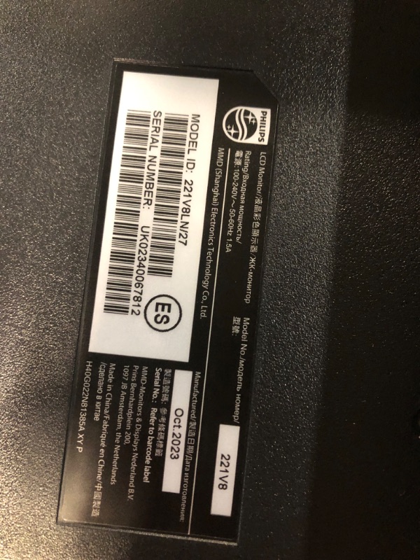 Photo 1 of PHILIPS Computer Monitors 22 inch Class Thin Full HD (1920 x 1080) 75Hz Monitor, VESA, HDMI & VGA Port, 4 Year Advance Replacement Warranty, 221V8LN 22" Class Full HD | VA