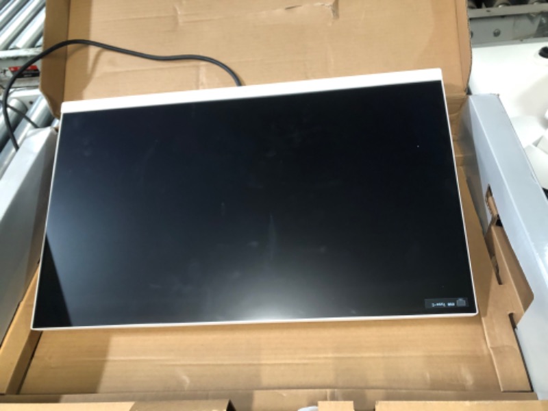 Photo 2 of SAMSUNG SH850 Series 24-Inch WQHD (2560x1440) Computer Monitor, Display Port, HDMI, USB-C, Height Adjustable Stand, 3 Yr WRNTY (LS24H851QFNXZA), White White 24 in USB-C and DP Daisychain