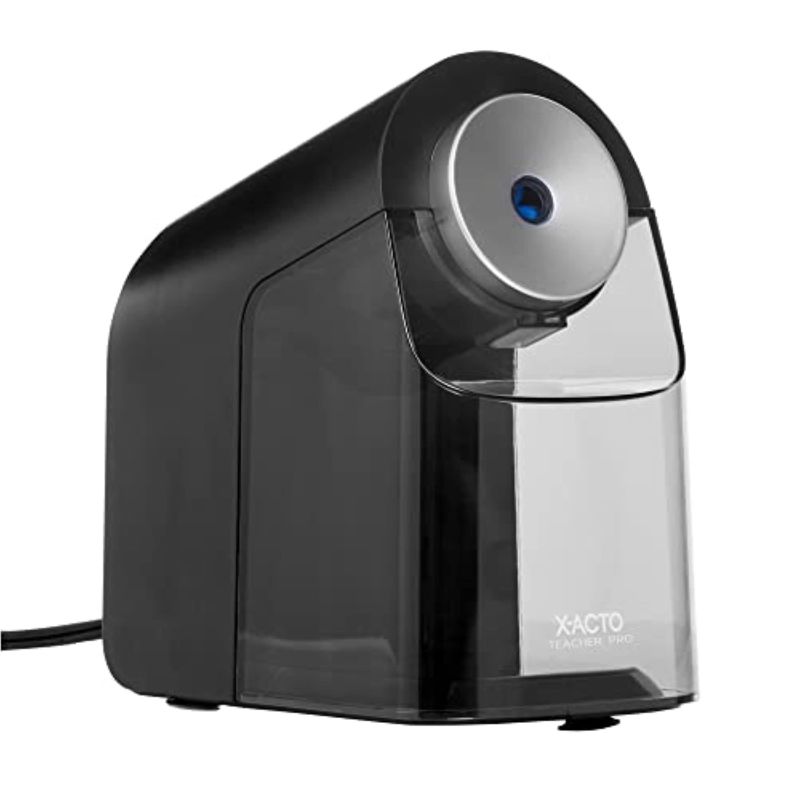 Photo 1 of X-Acto® TeacherPro® Classroom Electric Pencil Sharpener, Blue Black