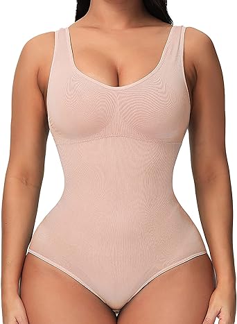 Photo 1 of MISS MOLY Bodysuit Shapewear for Women Tummy Control Bodysuit With Bra Full Bust Body Shaper Butt Lifter Shapewear