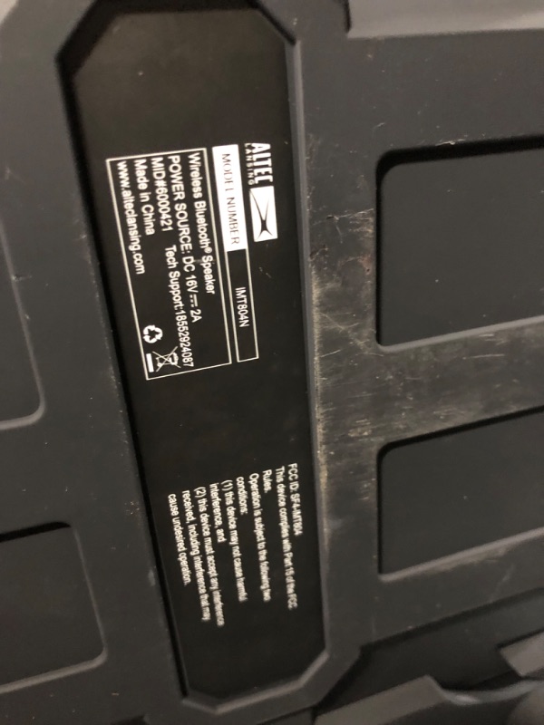 Photo 2 of Altec Lansing Sonic Boom - Waterproof Bluetooth Speaker with Phone Charger, IP67 Outdoor Speaker, 3 USB Charging Ports, 50 Foot Range & 20 Hours Battery Life