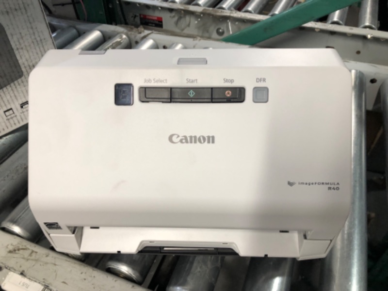 Photo 2 of Canon imageFORMULA R40 Office Document Scanner For PC and Mac, Color Duplex Scanning, Easy Setup For Office Or Home Use, Includes Scanning Software R40 Document Scanner