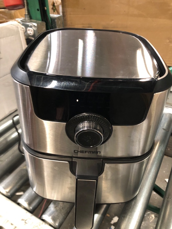 Photo 2 of * not functional * sold for parts *
CHEFMAN Air Fryer Healthy Cooking, 4.5 Qt,User Friendly and Dual Control Temperature
