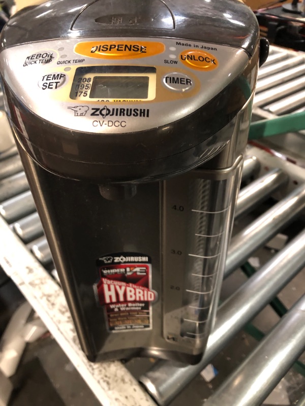 Photo 1 of **MISSING POWER CORD**
Zojirushi 586361-CV-DCC40XT America Corporation Ve Hybrid Water Boiler And Warmer,
