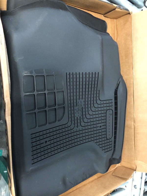 Photo 2 of Husky Liners Weatherbeater Series | 2nd Seat Floor Liner (Full Coverage) - Black | 19231 | Fits 2014-2018 Chevrolet Silverado/GMC Sierra 1500, 2015-2019 2500/3500 HD Crew Cab 1 Pcs