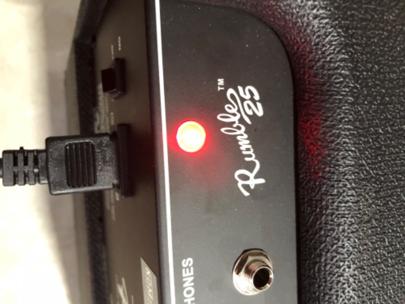 Photo 3 of ***USED - POWERS ON - UNABLE TO TEST FURTHER***
Fender Rumble 25 V3 Bass Amplifier 25 Combo Amplifier