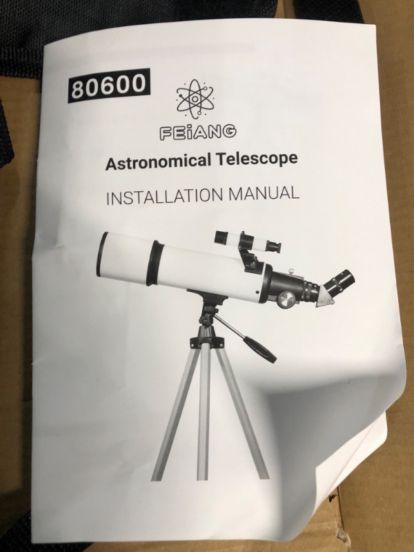 Photo 3 of **READ NOTS MISSING SMALL TELESCOPE ON SIDE NON REFUNDABEL 
Telescope 80mm Aperture 600mm - Astronomical Portable Refracting Telescope Fully Multi-coated High Transmission Coatings AZ Mount 